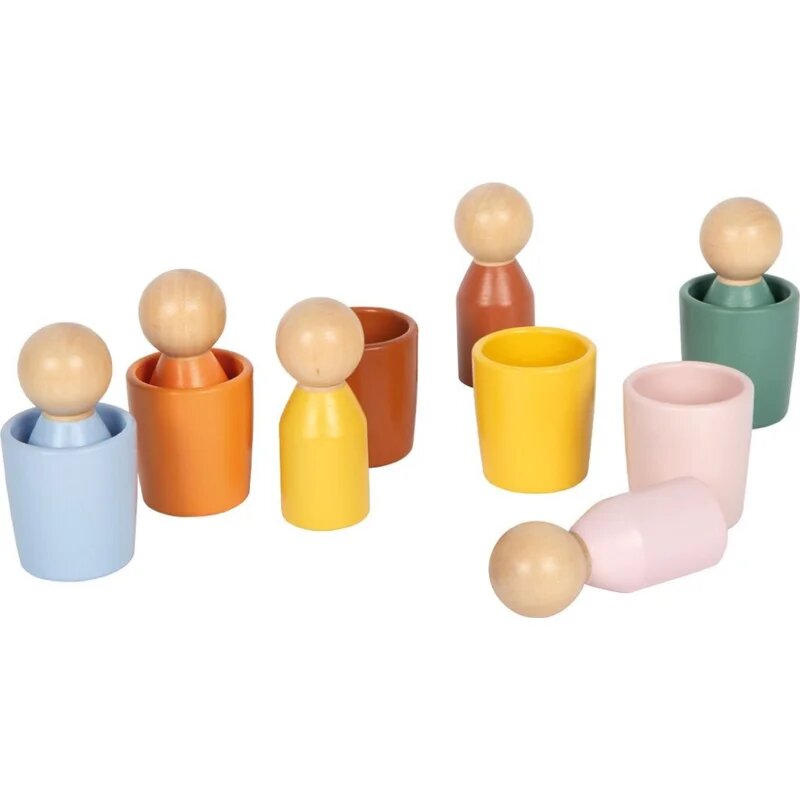 Small foot Montessori комплект играчки от дърво 12m+ 12 бр.
