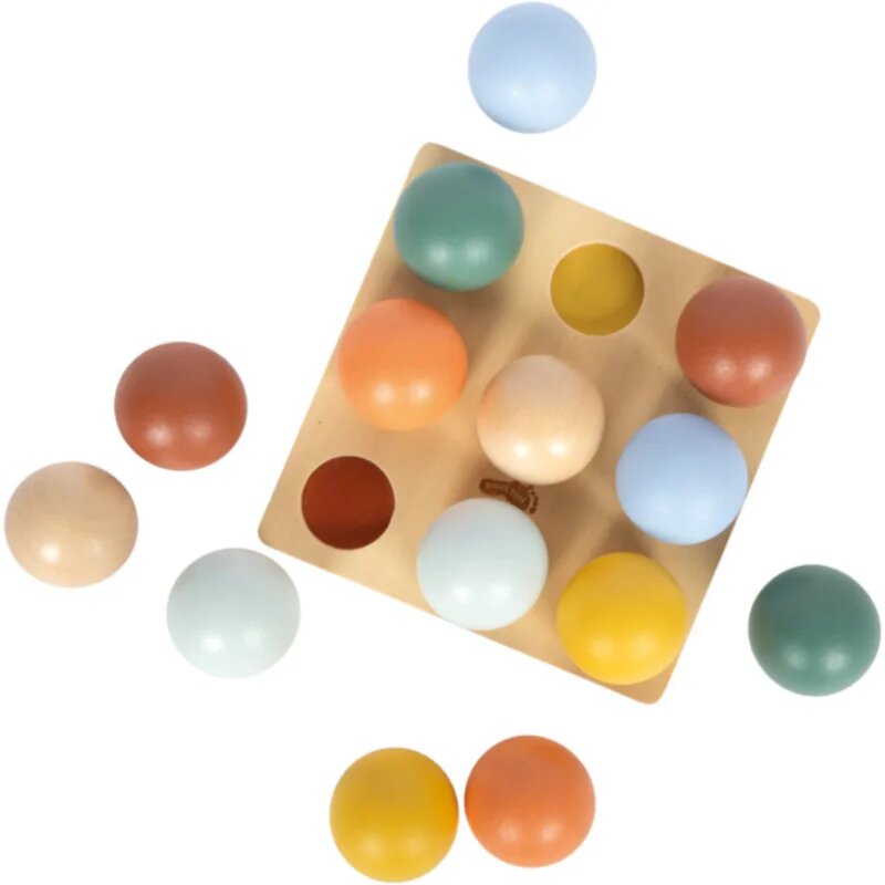 Small foot Montessori Sorting Game with Balls игра за сортиране 12m+ 15 бр.