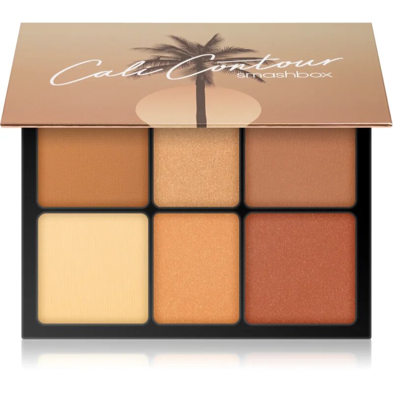 Smashbox Cali Contour Palette контурираща палитра за лице цвят Medium Deep 20.56 гр.