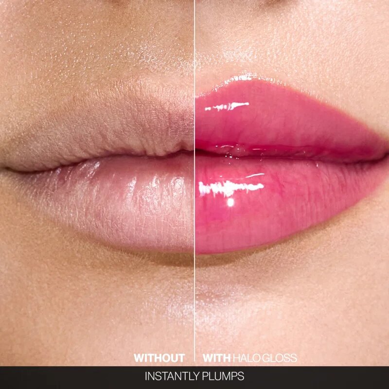 Smashbox Halo Plump + Glow Lip Gloss хидратиращ блясък за устни за обем на устните цвят Aura 4.6 мл.
