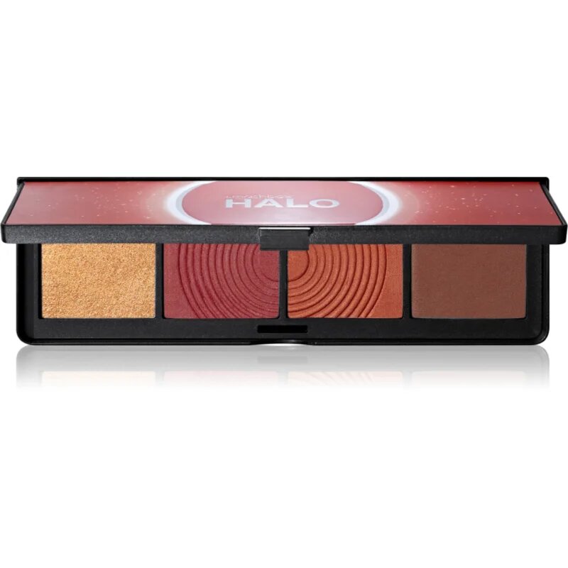 Smashbox Halo Sculpt + Glow Face Palette палитра с хайлайтъри и ружове цвят Berry Saturation 157 гр.
