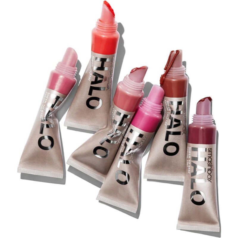 Smashbox Halo Sheer To Stay Color Tints течен руж и блясък за устни цвят Blush 10 мл.