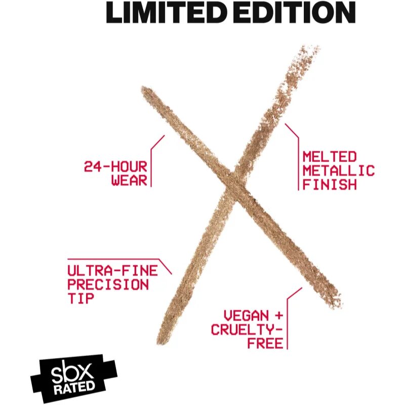Smashbox Metallic Eyeliner металическа очна линия цвят Medal 0.28 гр.