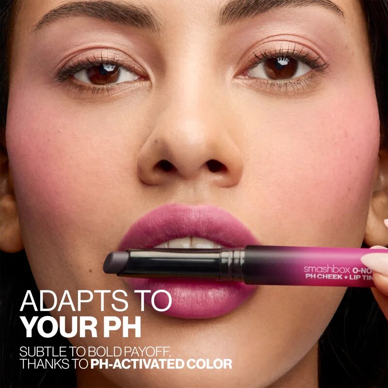 Smashbox O-NOIR PH Cheek + Lip Tint тониращ балсам за устни с реакция на pH цвят Berry 2.5 гр.