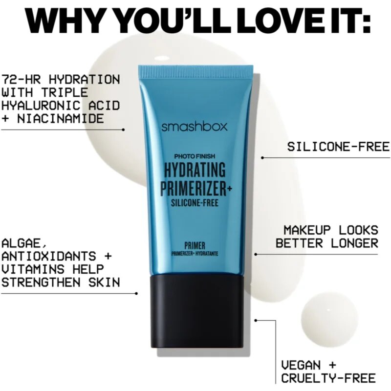 Smashbox Photo Finish Hydrating Primerizer+ хидратираща основа 10 мл.