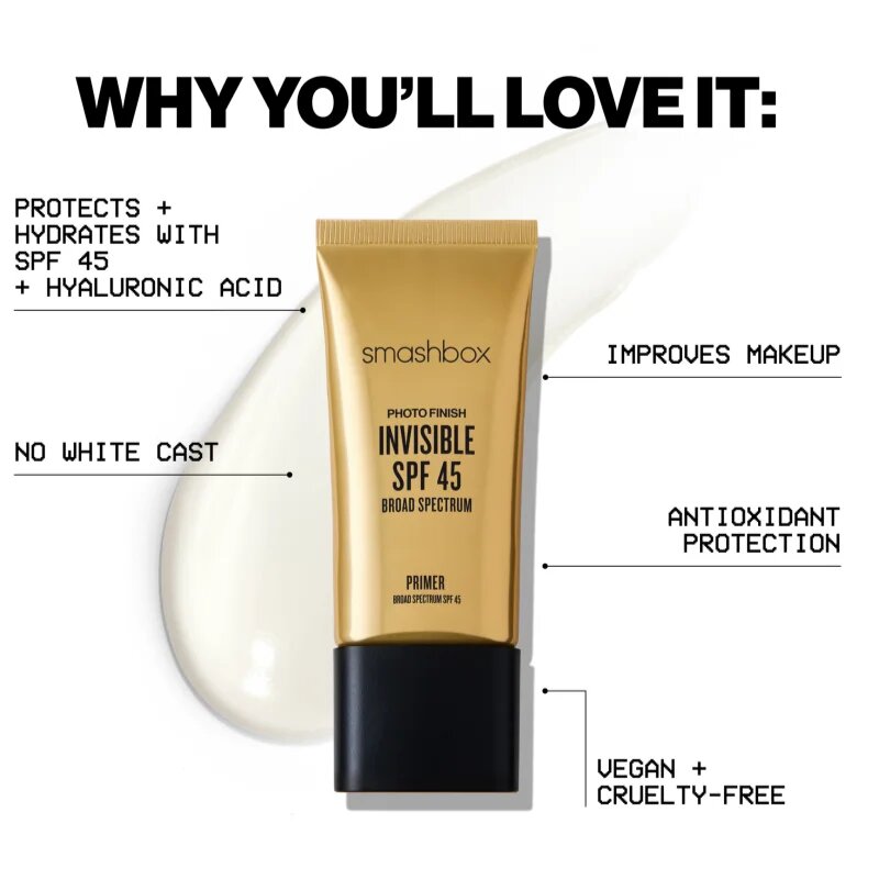 Smashbox Photo Finish Invisible Primer основа SPF 45 10 мл.