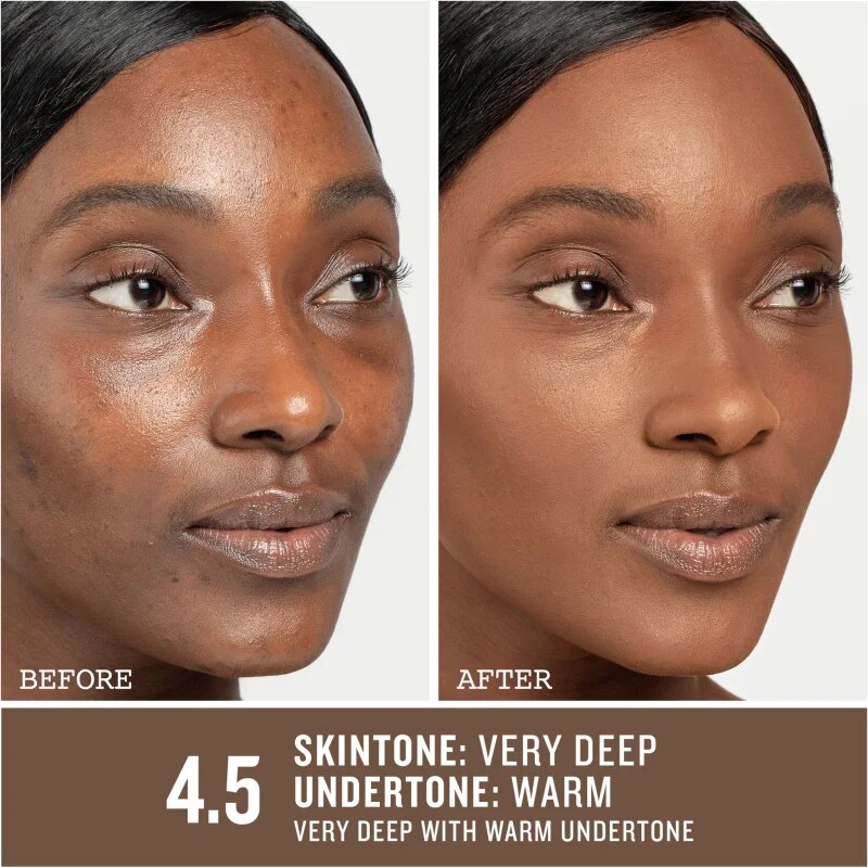 Smashbox Studio Skin Full Coverage 24 Hour Foundation високо покривен фон дьо тен цвят 4.5 - VERY DEEP WARM 30 мл.