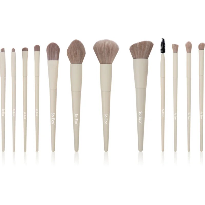 So Eco Flawless 12 Piece Brush Set Complexion Sponge комплект четки