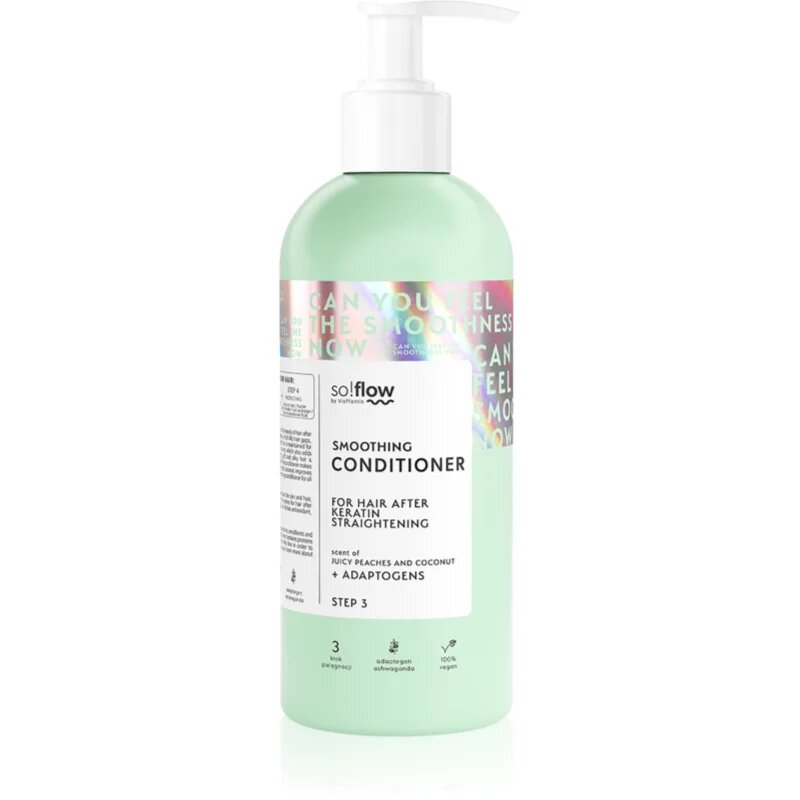 so!flow After Keratin Straightening Smoothing Conditioner изглаждащ балсам 400 мл.