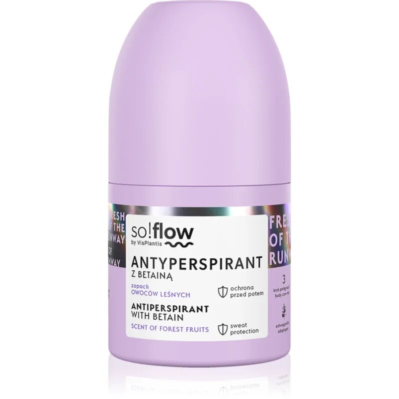 so!flow Antiperspirant рол- он против изпотяване за жени Betain Scent Of Forest Fruits 50 мл.