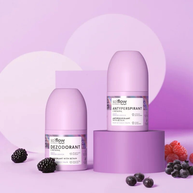 so!flow Antiperspirant рол- он против изпотяване за жени Betain Scent Of Forest Fruits 50 мл.