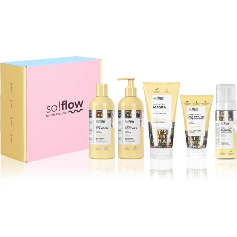 so!flow Curl Styling & Definition Set подаръчен комплект за къдрава коса