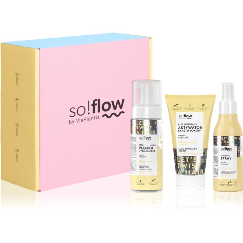 so!flow Curl Styling & Protection Set подаръчен комплект за къдрава коса