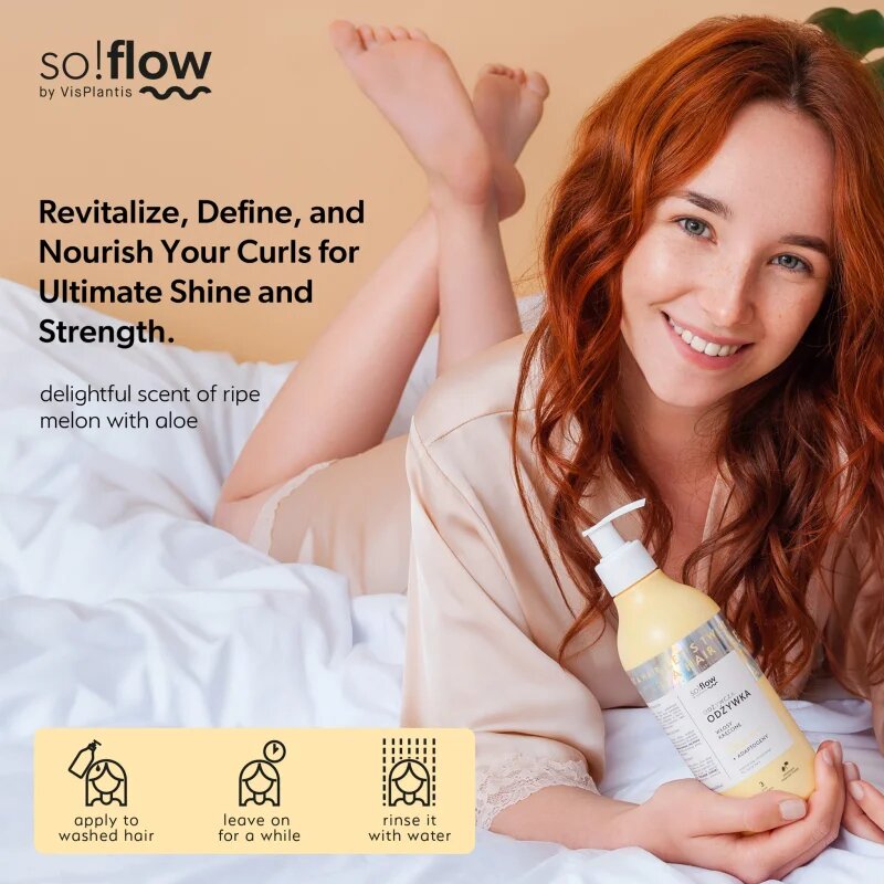 so!flow Curly Hair Nourishing Conditioner подхранващ балсам за къдрава коса 400 мл.