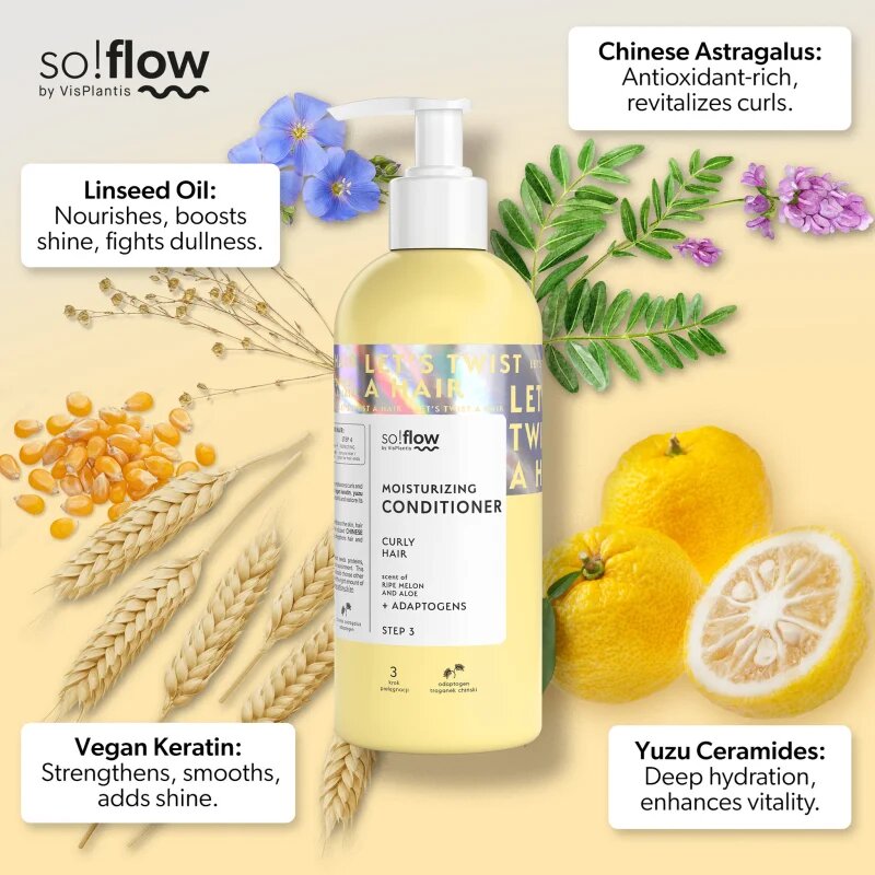so!flow Curly Hair Nourishing Conditioner подхранващ балсам за къдрава коса 400 мл.
