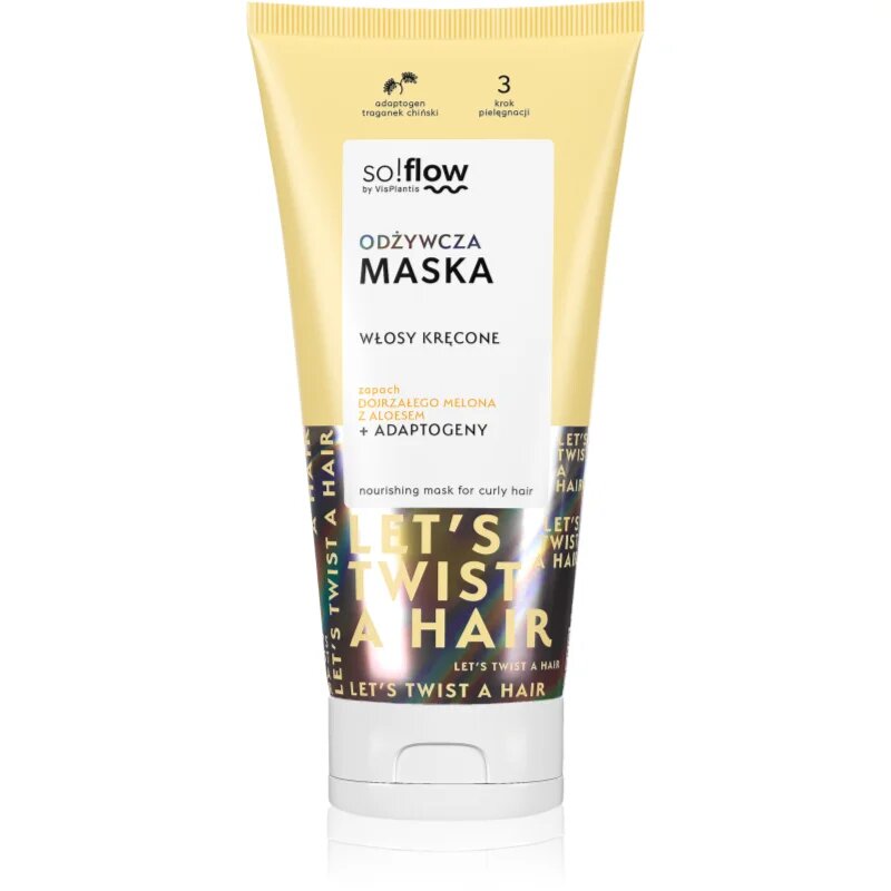 so!flow Curly Hair Nourishing Mask подхранваща маска за къдрава коса 200 мл.