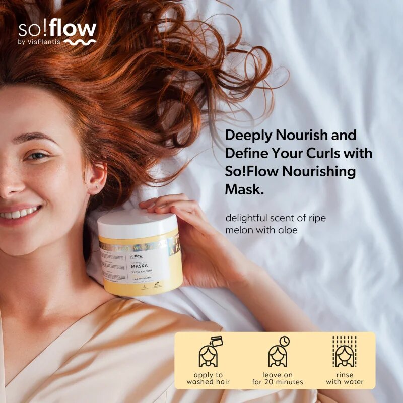 so!flow Curly Hair Nourishing Mask подхранваща маска за къдрава коса 400 мл.