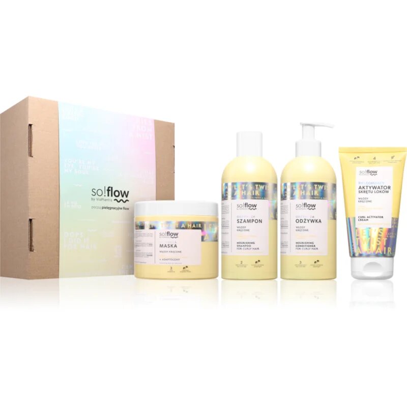 so!flow Curly Hair Set подаръчен комплект за къдрава коса