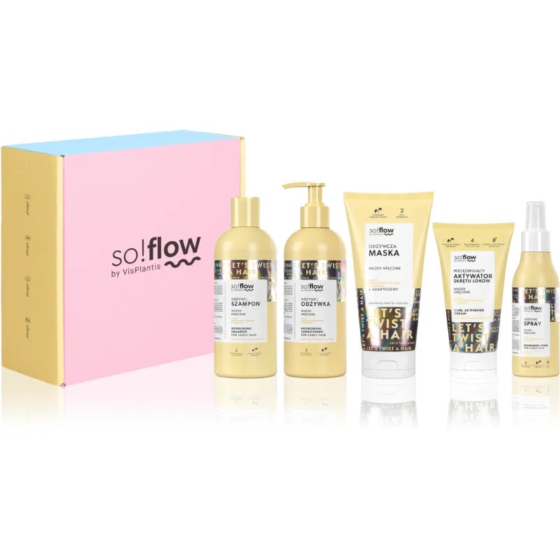 so!flow Daily Curl Refresh Set подаръчен комплект за къдрава коса