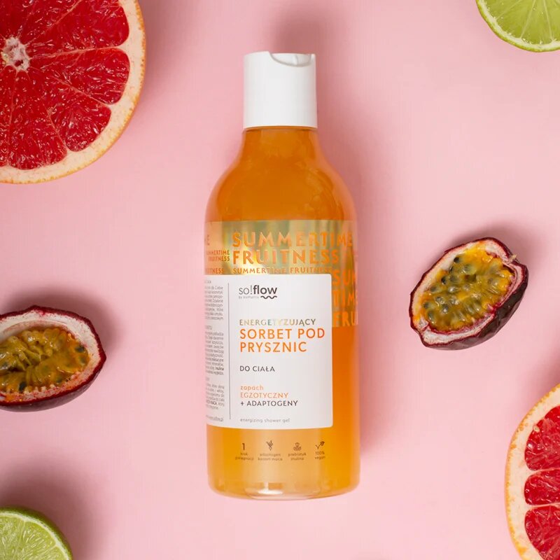 so!flow Energizing Shower Sorbet хидратиращо сорбе за тяло под душа 400 мл.