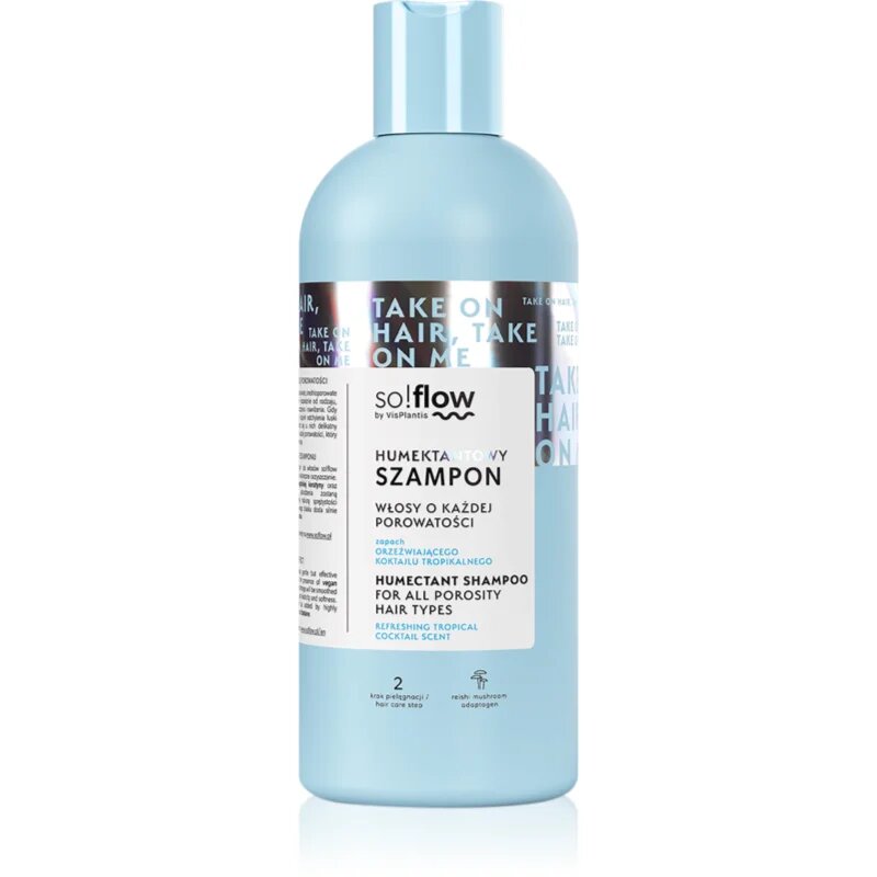 so!flow Humectant Shampoo for All Hair Types хидратиращ шампоан за всички видове коса 400 мл.