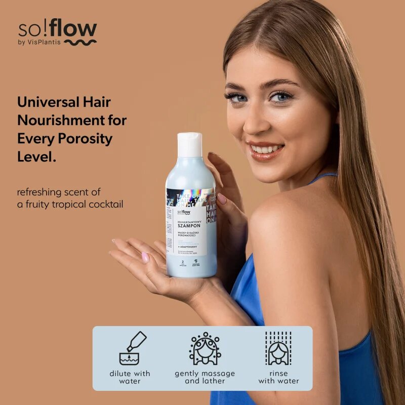 so!flow Humectant Shampoo for All Hair Types хидратиращ шампоан за всички видове коса 400 мл.