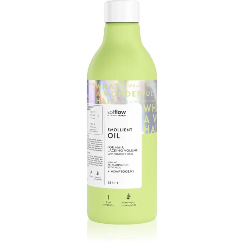 so!flow Low Porosity Hair Emollient Oil регенериращо масло за коса 150 мл.