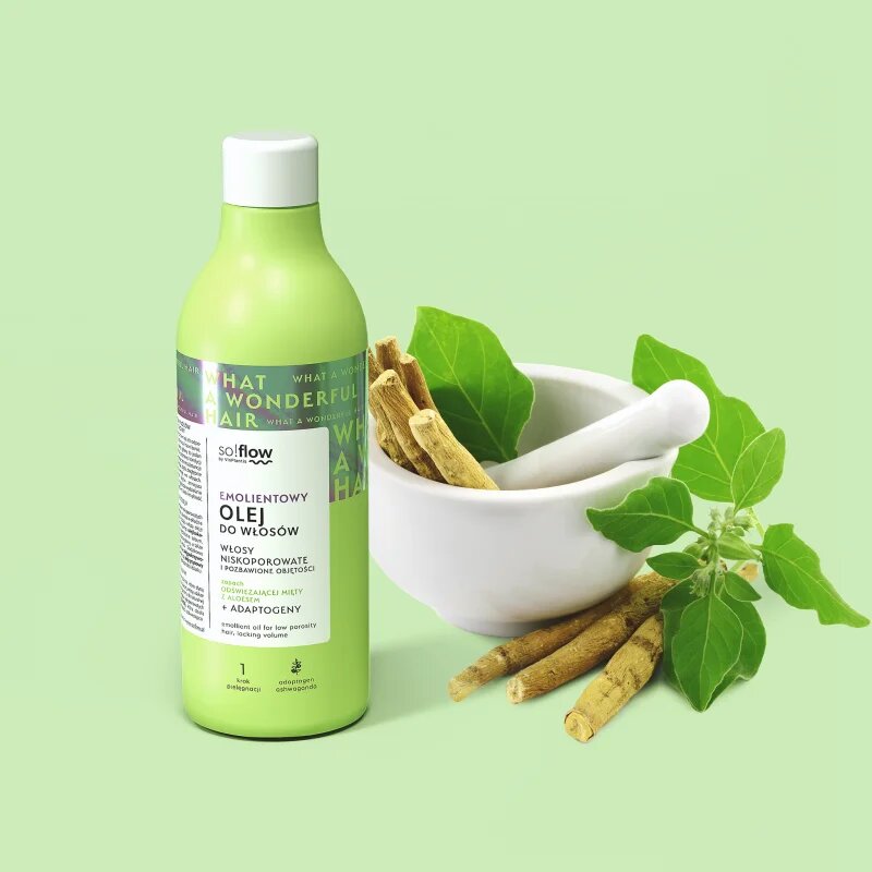 so!flow Low Porosity Hair Emollient Oil регенериращо масло за коса 150 мл.