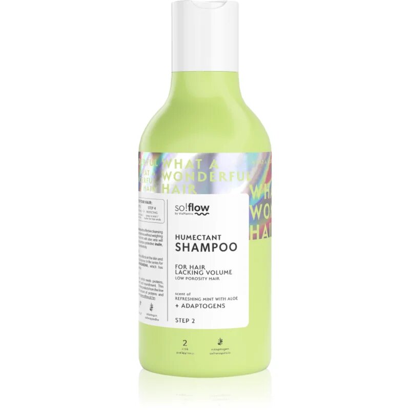 so!flow Low Porosity Hair Humectant Shampoo почистващ шампоан за коса без обем 400 мл.