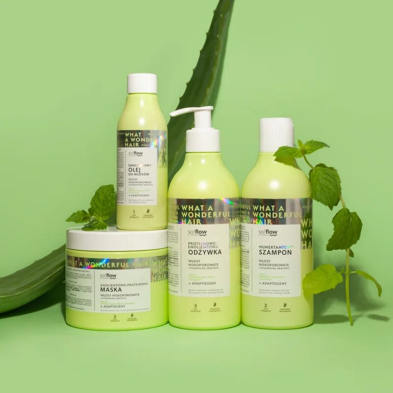 so!flow Low Porosity Hair Protein-Emollient Mask маска за коса без обем 400 мл.