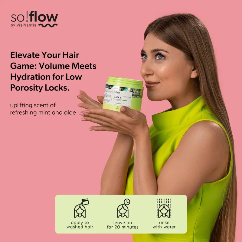 so!flow Low Porosity Hair Protein-Emollient Mask маска за коса без обем 400 мл.