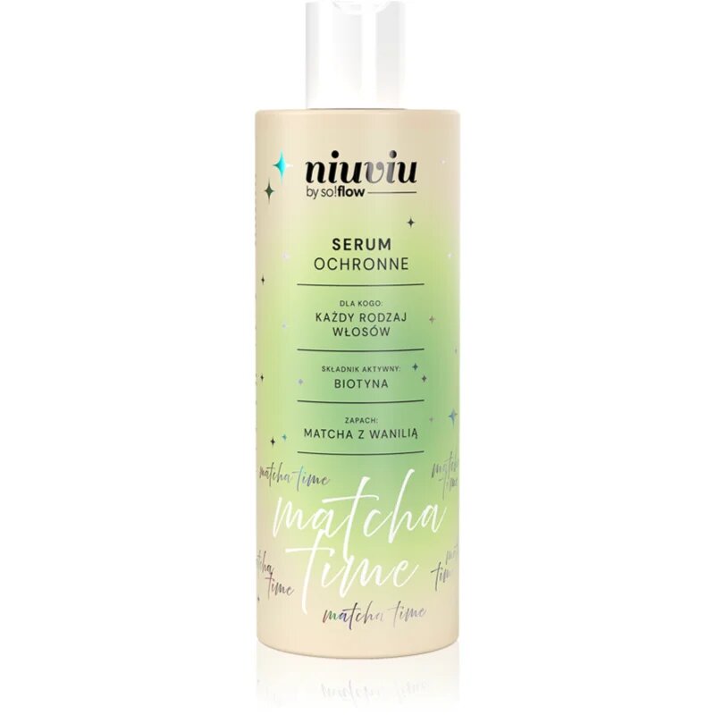 so!flow Matcha Time Protective Hair Serum укрепващ серум за слаба изтощена коса 150 мл.