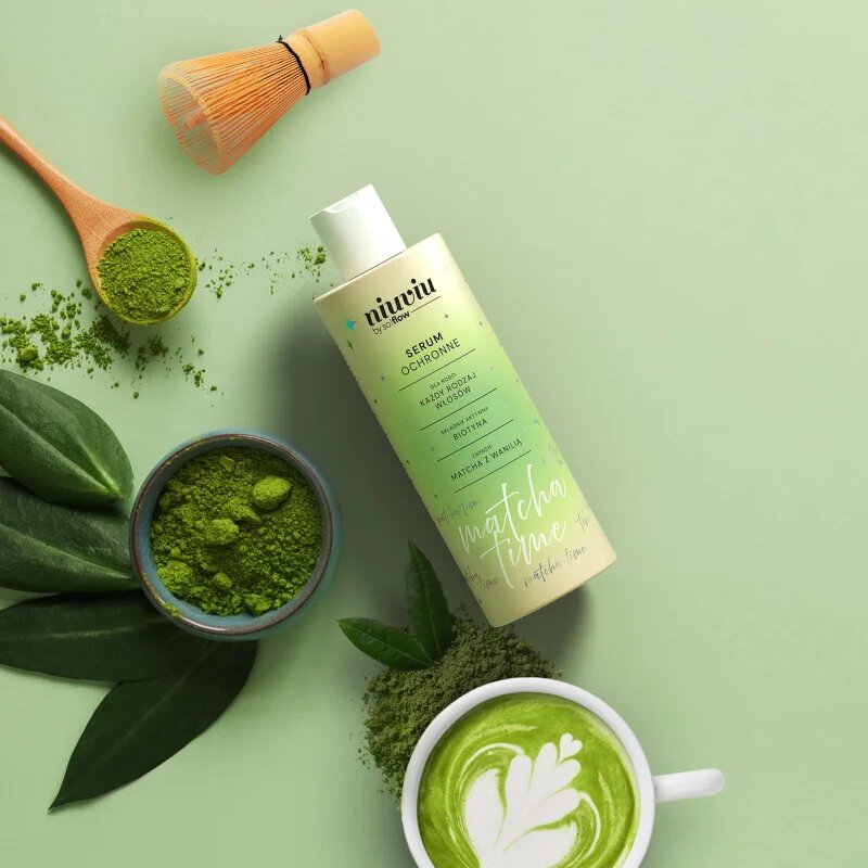 so!flow Matcha Time Protective Hair Serum укрепващ серум за слаба изтощена коса 150 мл.