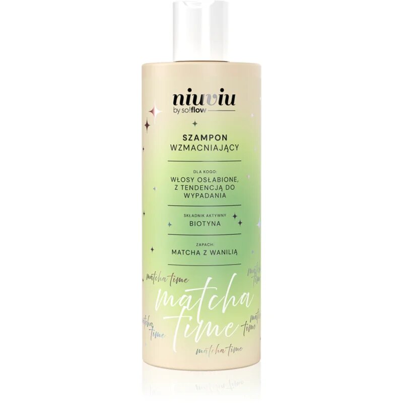 so!flow Matcha Time Strengthening Shampoo подсилващ шампоан за слаба коса 300 мл.