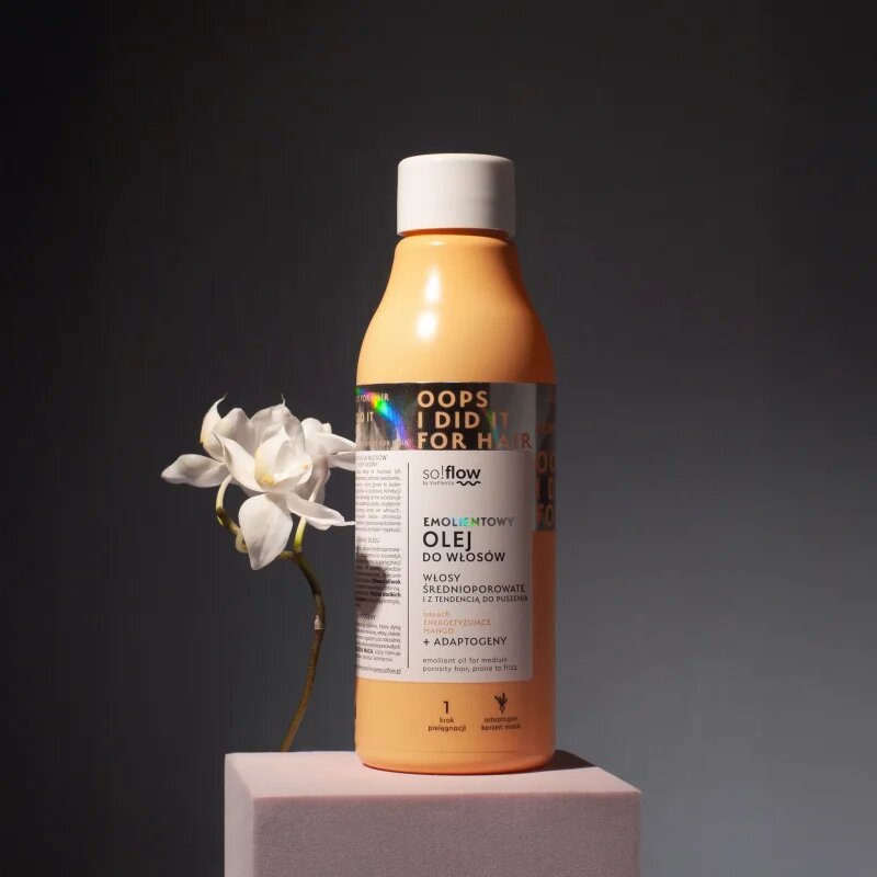 so!flow Medium Porosity Hair Emollient Oil хидратиращо олио против цъфтене 150 мл.
