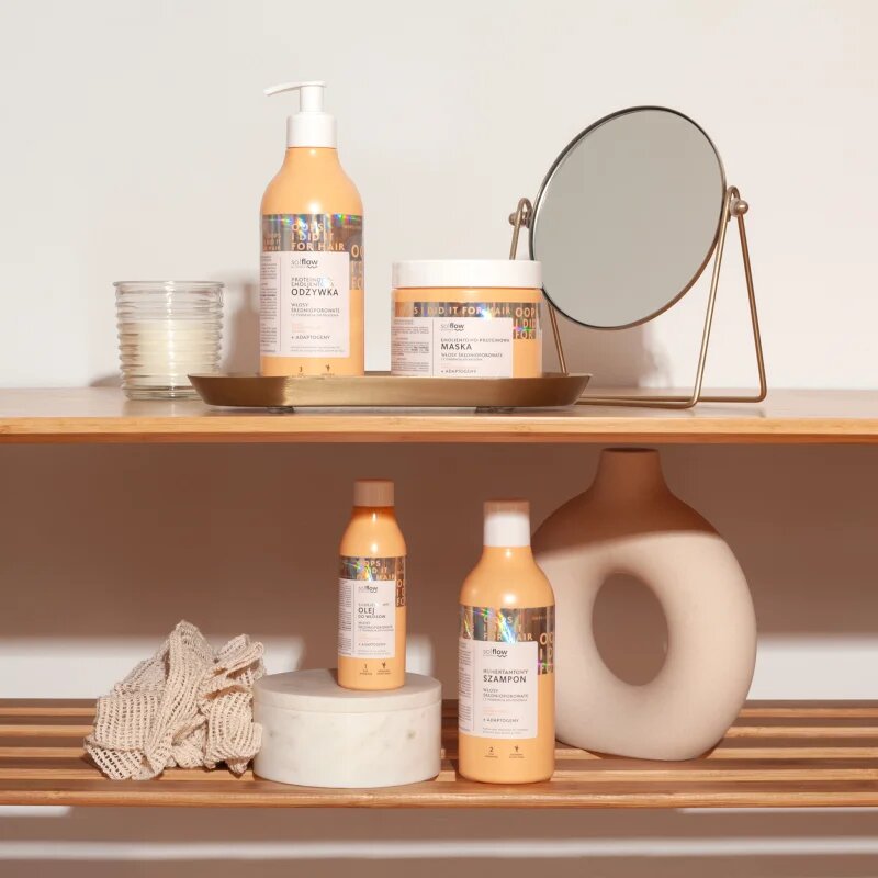so!flow Medium Porosity Hair Protein-Emollient Conditioner хидратиращ и изглаждащ балсам против цъфтене 400 мл.