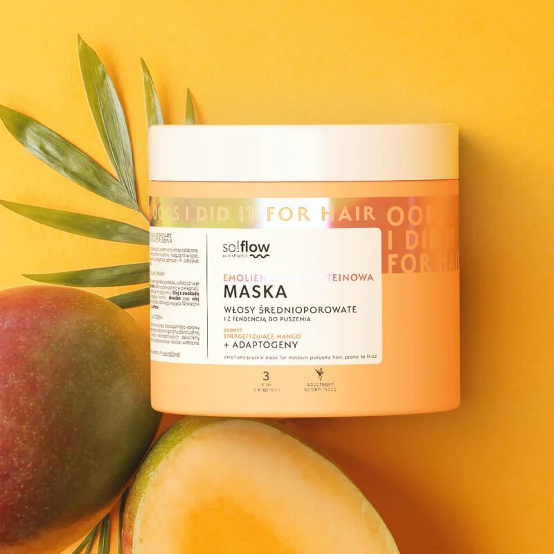 so!flow Medium Porosity Hair Protein-Emollient Mask маска за коса против цъфтене 400 мл.