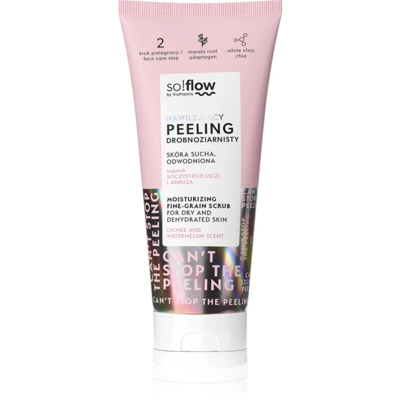 so!flow Moisturizing Face Peeling почистващ пилинг за тяло 75 мл.