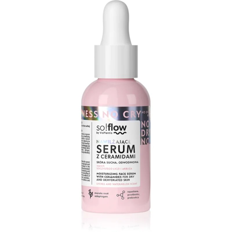 so!flow Moisturizing Face Serum With Ceramides хидратиращ серум за лице с церамиди 30 мл.