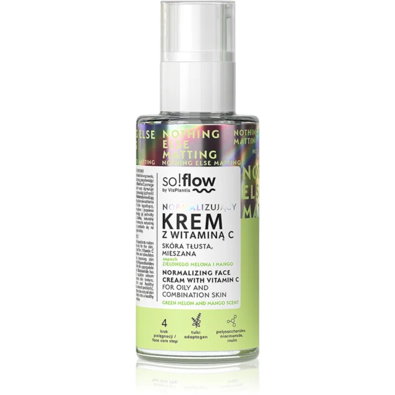 so!flow Normalizing Face Cream With Vitamin C нормализиращ крем за мазна кожа с витамин С 50 мл.