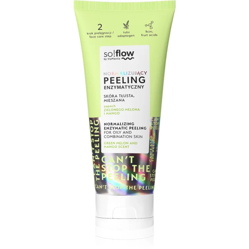 so!flow Normalizing Face Peeling дълбоко почистващ пилинг за мазна кожа 75 мл.