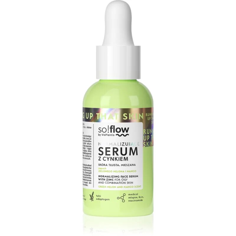 so!flow Normalizing Face Serum With Zinc серум за лице с цинк 30 мл.