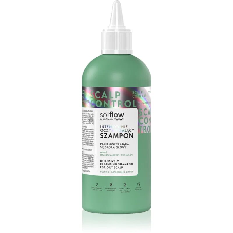 so!flow Oily Scalp Intensively Cleansing Shampoo почистващ шампоан за мазна кожа на скалпа 200 мл.
