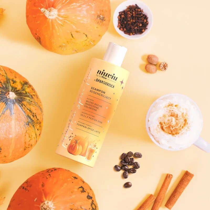 so!flow Pumpkin Time Regenerating Shampoo регенериращ шампоан за суха и изтощена коса 300 мл.