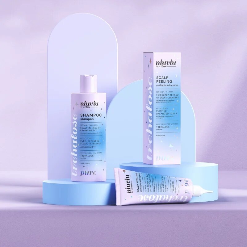 so!flow PURE Deeply Cleansing Hair Shampoo With Trehalose почистващ шампоан за мазна кожа на скалпа 300 мл.