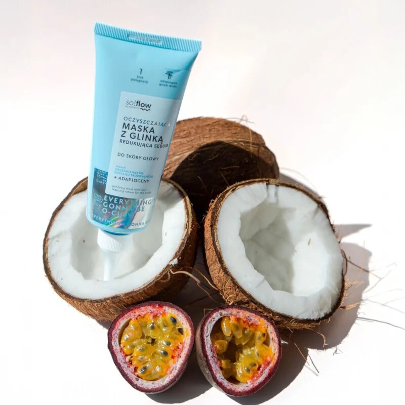 so!flow Purifying Mask Reducing Sebum дълбоко почистваща маска за мазна кожа на скалпа 100 мл.