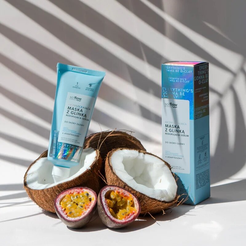so!flow Purifying Mask Reducing Sebum дълбоко почистваща маска за мазна кожа на скалпа 100 мл.