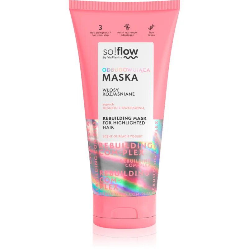 so!flow Rebuilding Com-Plex Mask For Highlighted Hair регенерираща маска за коса за изрусена коса 200 мл.