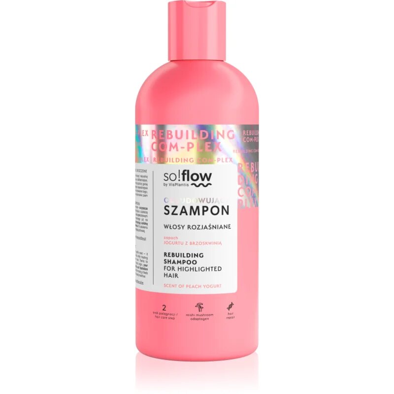so!flow Rebuilding Com-Plex Shampoo For Highlighted Hair регенериращ шампоан за изрусена коса 300 мл.