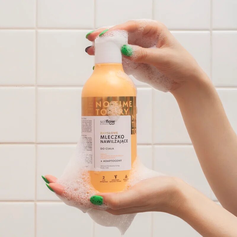 so!flow Sensual Moisturizing Shower Milk тоалетно мляко за тяло Orange With Cardamom 400 мл.